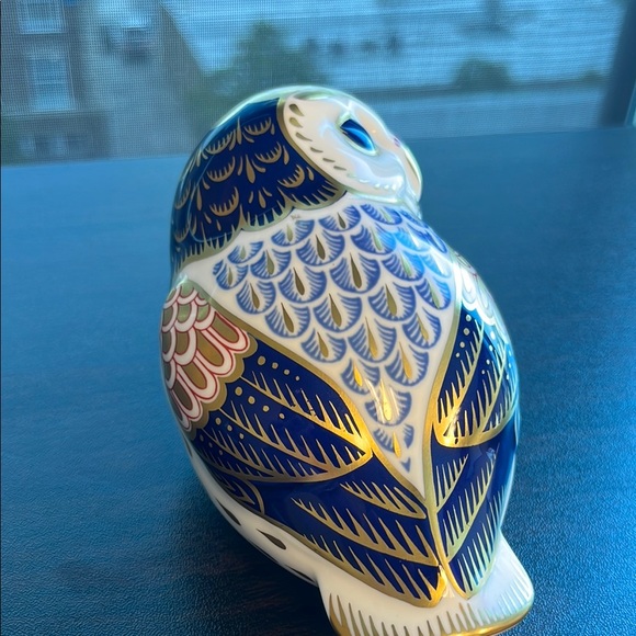 Royal Crown Derby Owl with Gold Stopper, First Quality - Picture 2 of 6